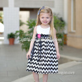 Alibaba china Hot sale Europe and America girl dress fashion stripe princess dress in cheap price